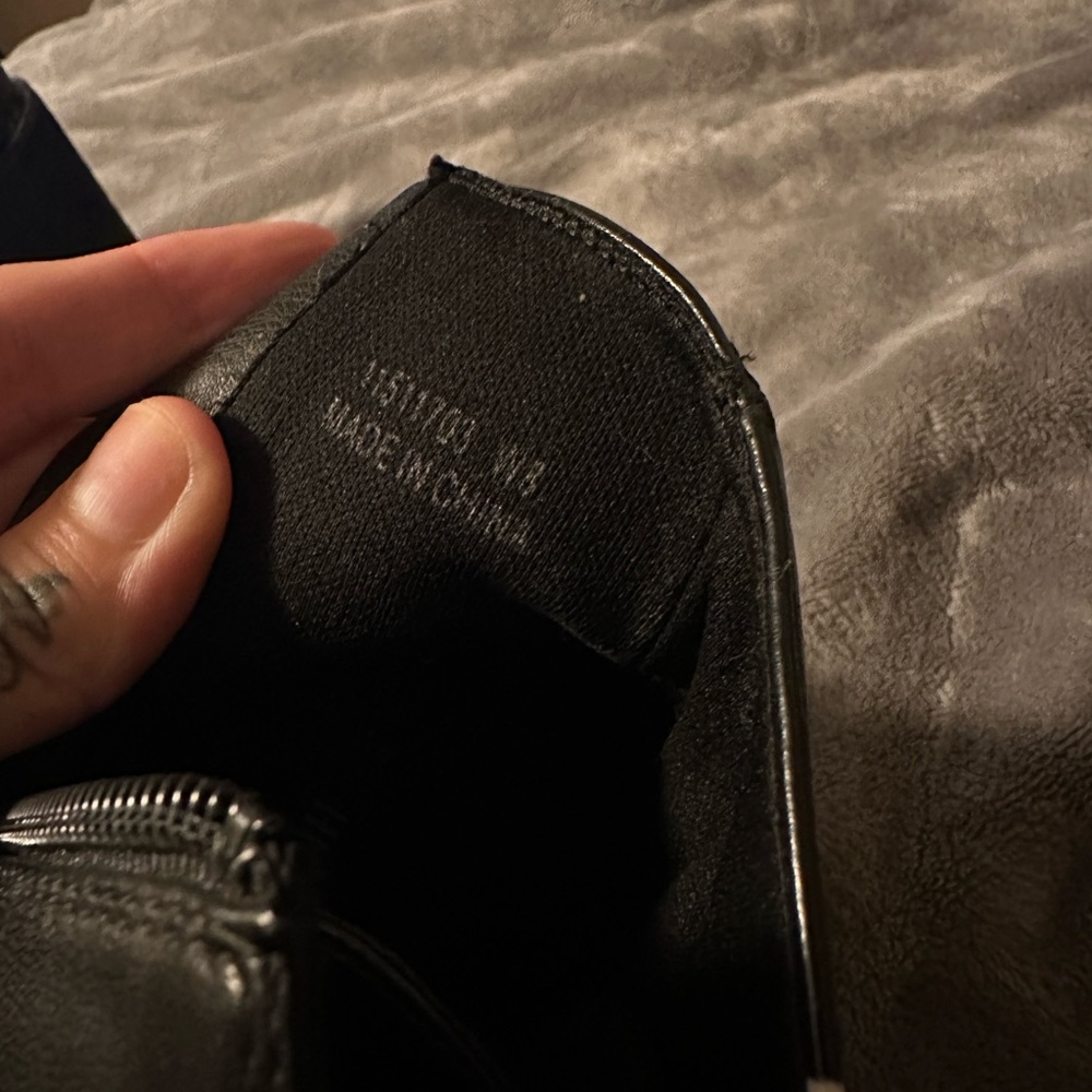 Hot Topic Black and White Skeleton Platform Boots - Picture 3 of 4